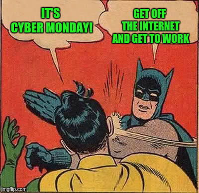 happy cyber monday meme 2020