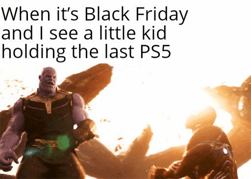 black friday shopping meme