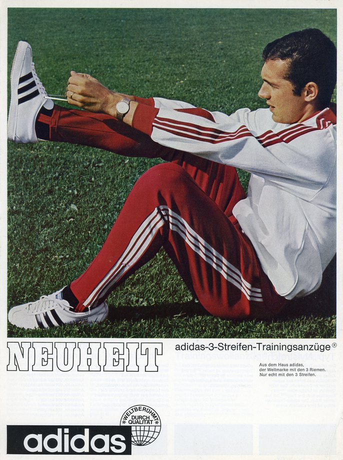 franz beckenbauer track pants by Adidas
